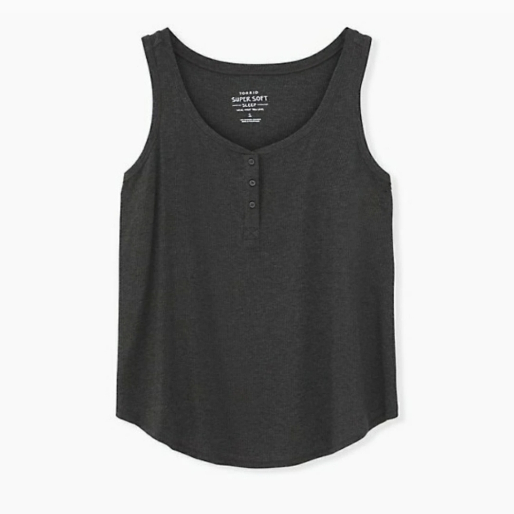 Torrid Dark Grey Tank Top 5x